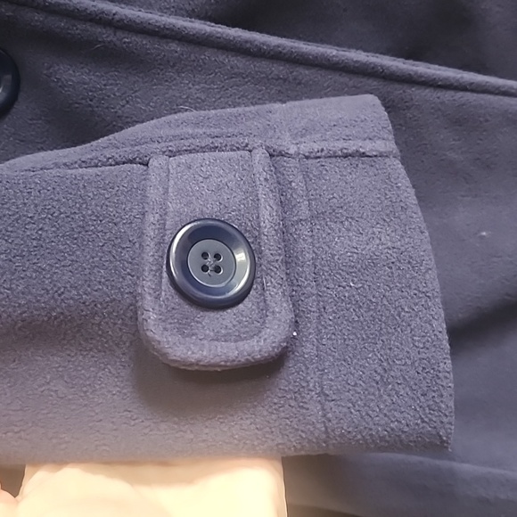 Roaman's Fleece Navy Coat Sz 18/20 - Picture 5 of 8